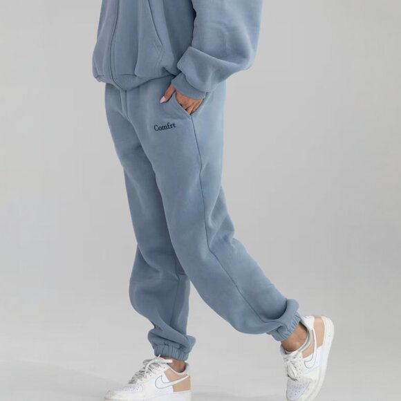Comfrt Pants - Comfrt Cloud Sweatpants in Blue Willow Oversized Unisex Size Small NWT